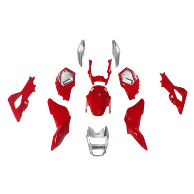 Fairing Kit Bodywork For Honda Grom 125 2016 17 18-2020 ABS Fairings Red Silver