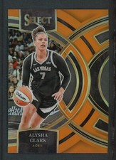 2024 ALYSHA CLARK 029/125 PANINI WNBA SELECT PREMIER LEVEL ORANGE