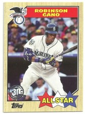 2017 TOPPS BASEBALL - ROBINSON CANO - 1987 30th ANNIVERSARY - ALL STAR - #158