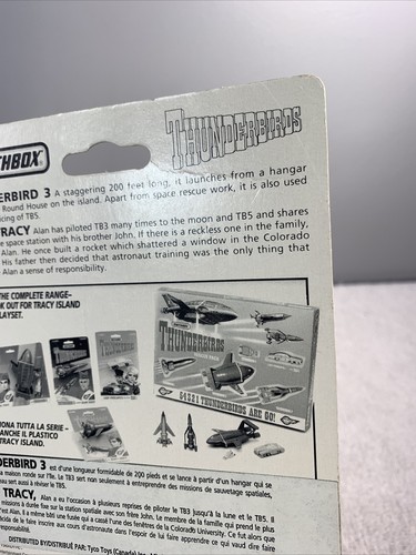 NEW Matchbox Thunderbirds TB3 in brand new unopened blister pack 1993 MOC - Picture 12 of 12
