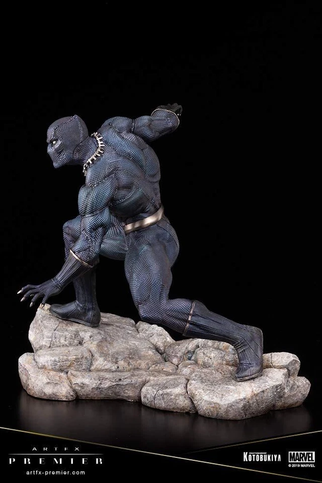 Estatua Premier Artfx Black Panther de Marvel Foto 3 de 4