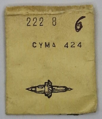 Asse Del Bilanciere (eje De Volante) Per Cyma 234 214 - Ricambio NOS Longines