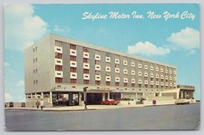 Skyline Motor Inn New York City NYC NY Manhattan Vintage Chrome Postcard