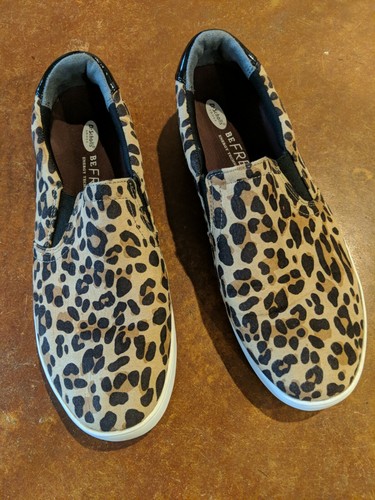 dr scholl's leopard print