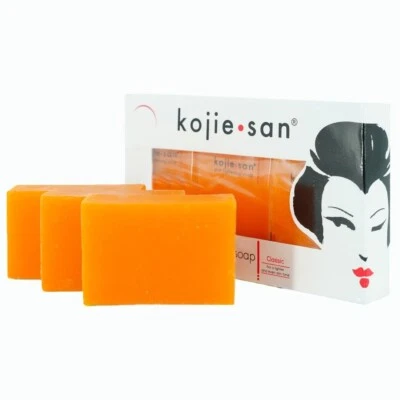 KOJIESAN Kojie San Kojic Acid Soap 3x65g | Skin Brightening & Whitening UK Seller