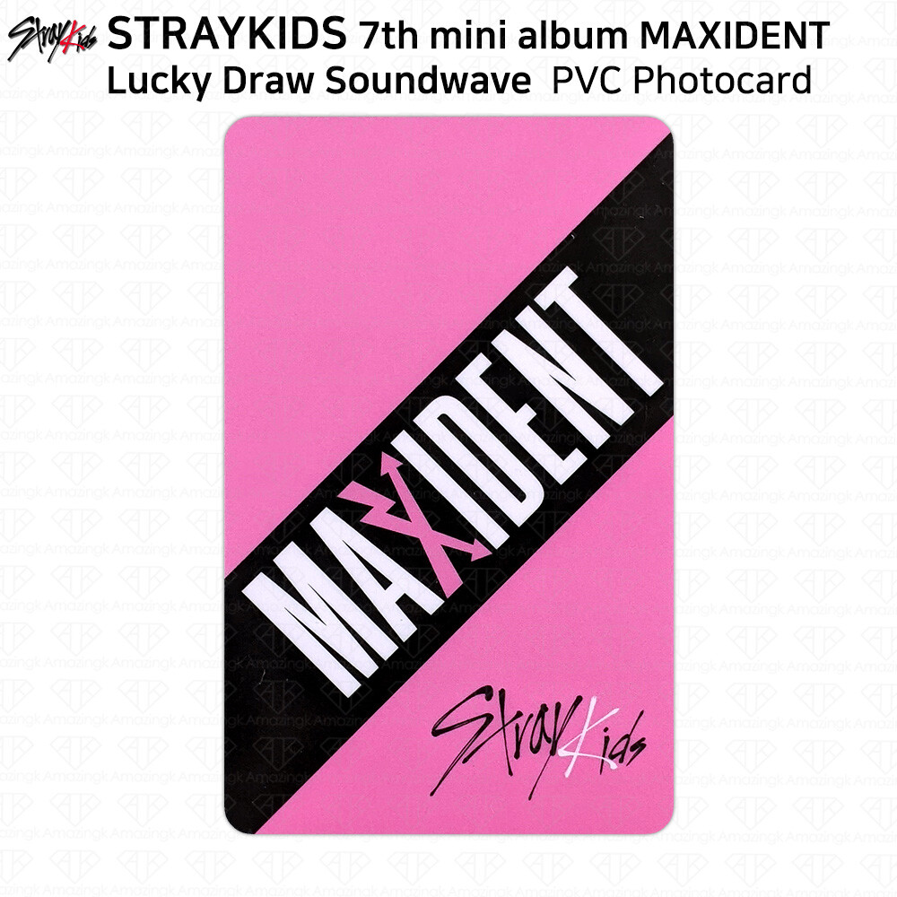 Stray Kids 7th Mini Album Maxident SoundWave Lucky Draw