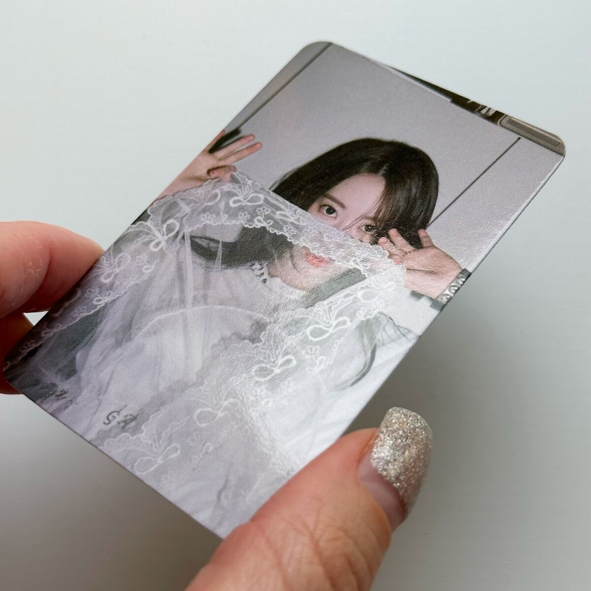 LE SSERAFIM Antifragile Music Korea photo card, official PC LE SSERAFIM Antifragile Music Korea photo card, official PC