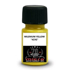 General Motors Millenium Yellow 423G Touch up Paint Kit With Brush 2 Oz