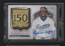 2019 TOPPS 150 YEARS MEDALLION GOLD AUTO VLADIMIR GUERRERO SSP MINT FIRST #1/10