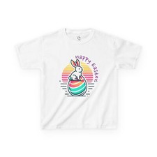 Easter Bunny Tee, Holiday Kids T-Shirt, Spring Celebration Shirt, Children's