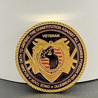 Defend The Constitution Against Enemies Challenge Coin Collectable 1-pc