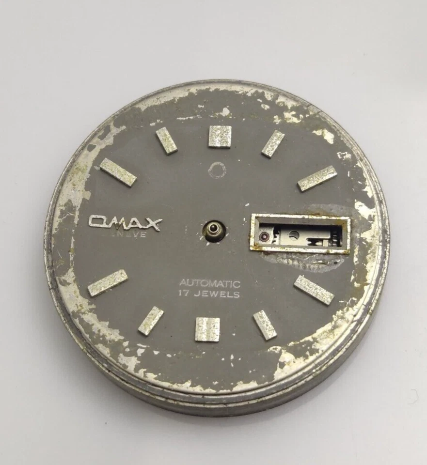 Vintage Omax Geneve 17Jewels Automatic Movement Men Wrist Watch For Parts/Repair - Image 3 of 4
