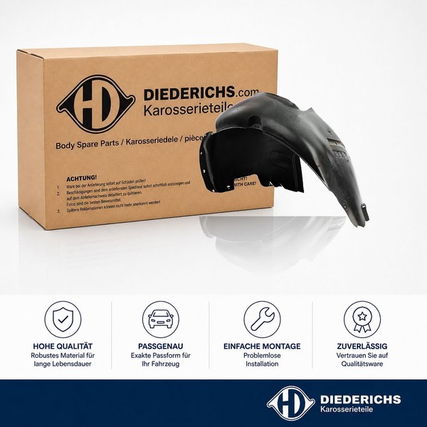Verkleidung Radhaus Vorne Rechts Diederichs 7432008 FÜR Seat-image