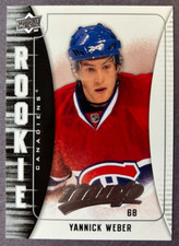 2009-10 Upper Deck MVP Rookie #307 Yannick Weber Montreal Canadiens RC