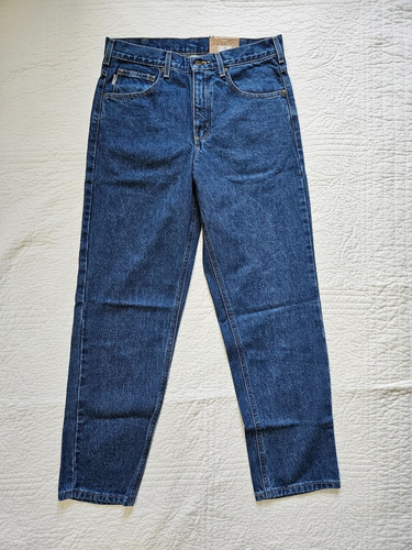 NEW CARHARTT B17 DST MENS RELAXED FIT DENIM BLUE JEANS MANY SIZES AVAILABLE - Picture 6 of 7