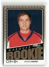 2009-10 O-Pee-Chee - Marquee Rookie Braden Holtby #785 (RC)