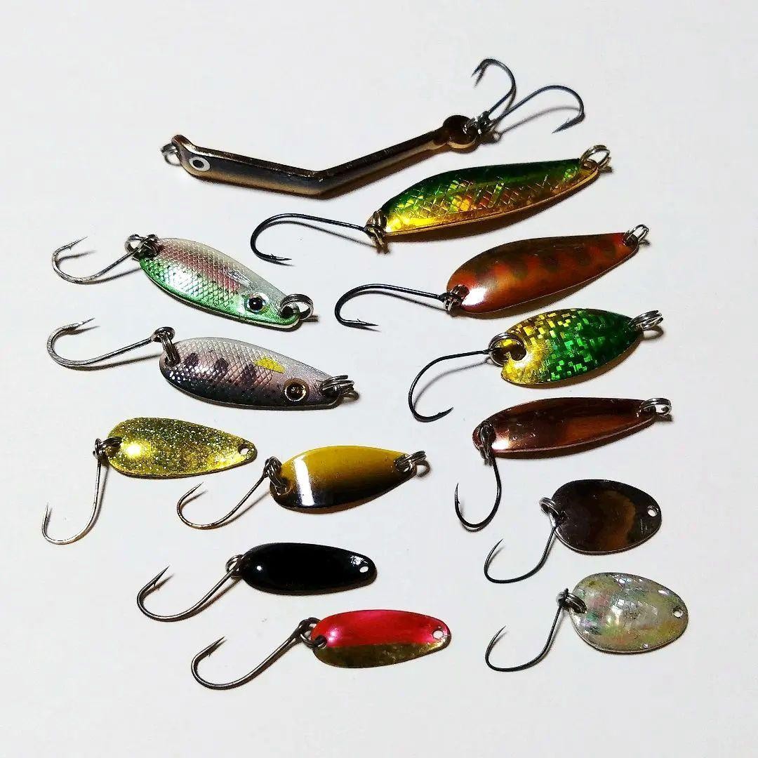 Old Lure Set 0.8g-5.5g Trout Fishing Spoons Collection - Image 2