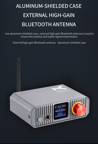 xDuoo XQ-50 Pro3 - BT5.1 Receiver & Headphone AMP - Qualcomm & Cirrus Logic - Zdjęcie 16 z 17