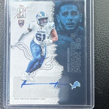 Topps Ameer Abdullah Rookie Autograph Card #20 Detroit Lions NFL. rookie card picture