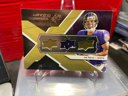 2008 SPx Winning Materials Upper Deck Logo 99 #WMJF Joe Flacco jersey /99