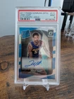 Josh Hart 2017-18 Panini Donruss Optic Rated Rookie Auto RC SP Knicks #171 PSA 9
