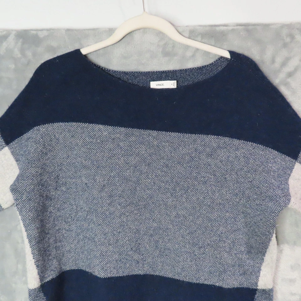 Vince Sweater Womens Medium Wool Cashmere Blend Pullover Soft Knit Colorblock - Image 2 of 4