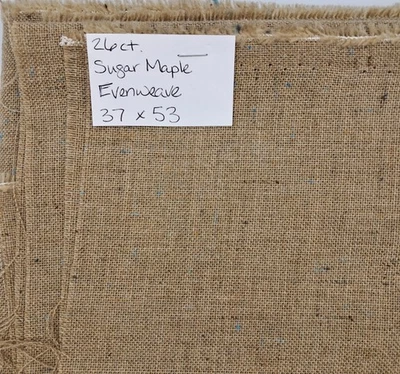 Zuckerahorn 26 Stück Kreuzstich Stoff Evenweave 37" x 53" - Bild 1 von 3