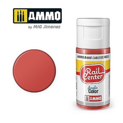 Ammo Rail Center Caboose Red (17ml bottle) - Hobby and Plastic Model Acrylic