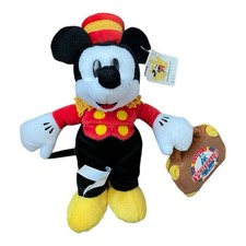 Walt Disney Yacht Club Resort Bellhop Mickey 9  Bean Bag Plush NWT