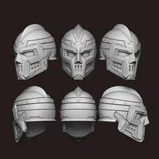 Cabeza personalizada sin pintar Doombot Avengers Doom Marvel Legends 1/12