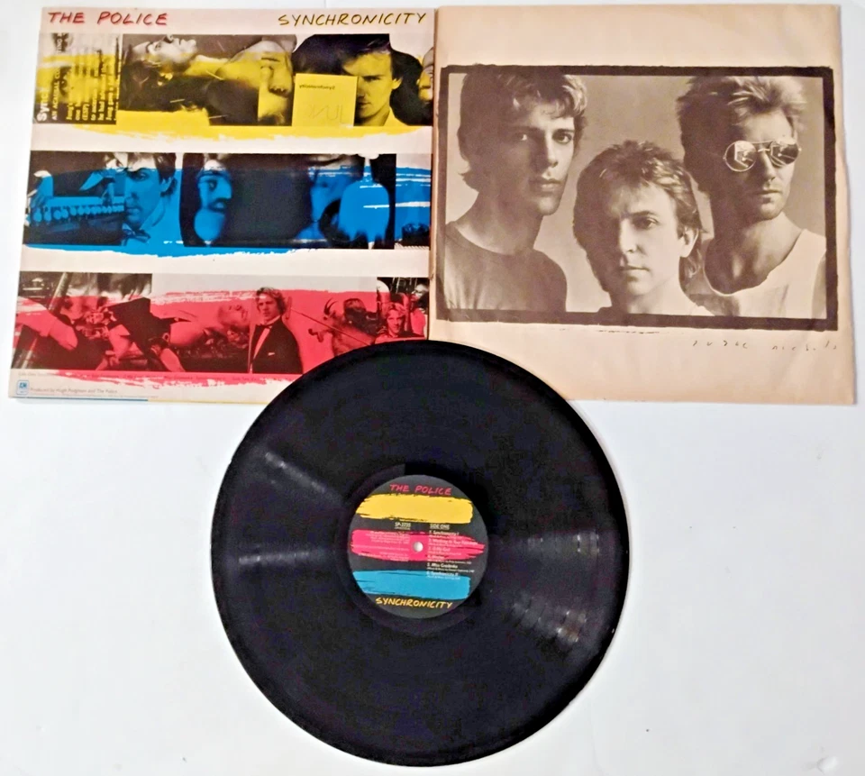 LP The Police Synchronicity LP A&M SP-3735 Vintage 1983 Vinyl 12" 33 RPM EX/VG+ Foto 3 de 4