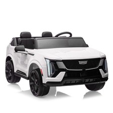 2 Seaters 24V Ride On Car Licensed Cadillac Battery Powered Music For Boys Girls