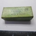 FISHING LURE HORTON EVANS  "VIBRO"  1"  BLUE & SILVER IN THE ORIGINAL BOX