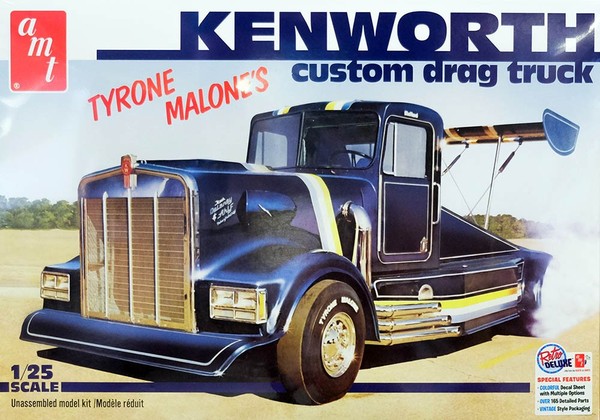 Tyrone Malone's Kenworth Custom Drag Truck 1:25 Amt Model Kit Bausatz AMT1157-image