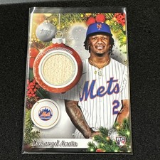 2025 Topps Holiday - Game Used Bat relic Luisangel Acuña RC swatch PR-LA