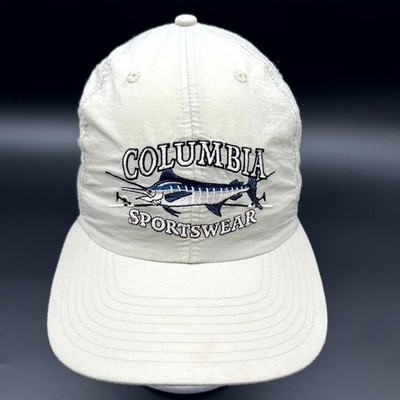 *SAMPLE* Columbia Sportswear Fishing Hat Strapback Beige Cap Lightweight