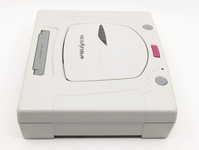 Sega Saturn White HST-3220 NTSC-J Japan Tested w/ Controller + SEGA RALLY