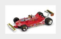 Brumm R512-CH-UPD-2024 Ferrari F1 312T4 N 12 2. GP French GP 1979 Gilles Vill