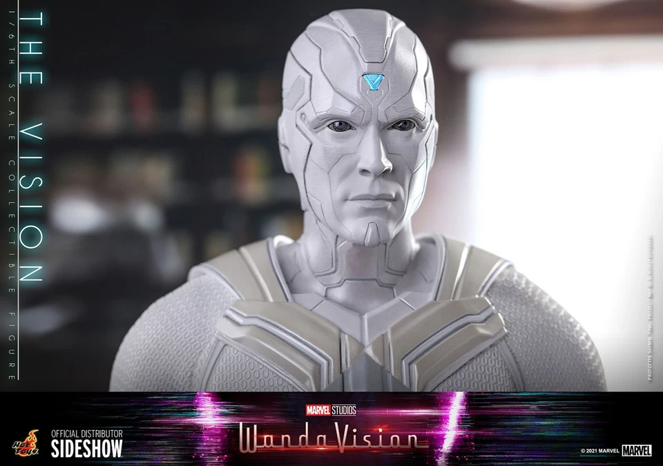 Figura escala 1:6 Hot Toys Marvel WandaVision The Vision TMS054 NUEVO SELLADO Foto 3 de 4