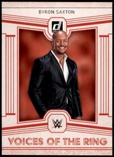 Byron Saxton 2023 Chronicles Donruss WWE Voices of the Ring #197 Wrestling Card