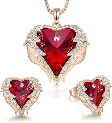 juego de collar y aretes regalo para mama esposa mujer mi novia boda joyeria NEW