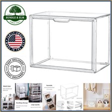 Rectangular Acrylic Showcase with Magnetic Lid, Perfect for Displaying Treasures