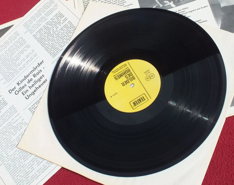 Vinyl LP* Graziano Mandozzi, Hans Kresnik, Fernando Arrabal – Bilder Des Ruhmes - Bild 2 von 2