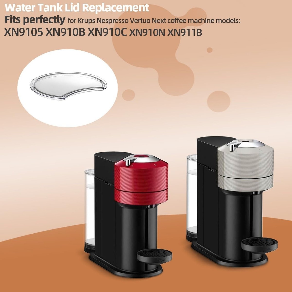 Water Tank Lid Replacement for Nespresso Vertuo Coffee Machine