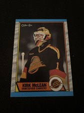 1989-90 O-Pee-Chee Kirk McLean Rookie #61 Hockey Card (A07). rookie card picture