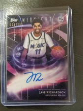 2025-26 Topps Midnight Jase Richardson Stroke of Midnight Rookie Auto /199 Magic