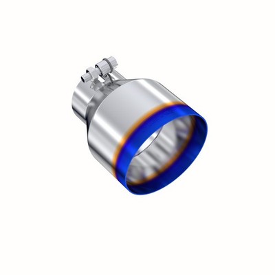 MBRP T304 Stainless Burnt End Angle Cut Exhaust Tip-3in ID/5in OD/6.5in Length