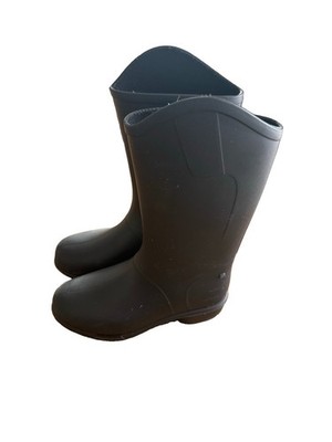 Reitstiefel Kinder Größe 28 Schwarz Gummi Reiterstiefel Fouganza