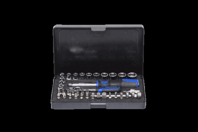 FOR KS TOOLS NARZ�DZIA 918.0640 1/4 CHROMEPLUS SOCKET SET, 40 PCS