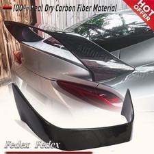 Real Carbon Fiber Rear Trunk Spoiler Wing Fits Toyota Gr Supra A90 Mk5 2020-2026 Real Carbon Fiber Rear Trunk Spoiler Wing Fits Toyota Gr Supra A90 Mk5 2020-2026